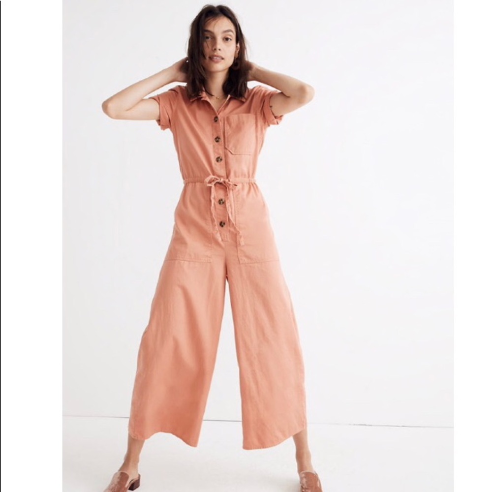 NWT Madewel wide-leg utility jumpsuit